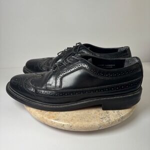 Crown Executive Collection Oxford Wingtip Mens 11D Black Leather Brogue 11189
